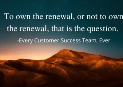 The SaaS Debate: Who Owns the Renewal and Upsell? Customer Success vs. Sales