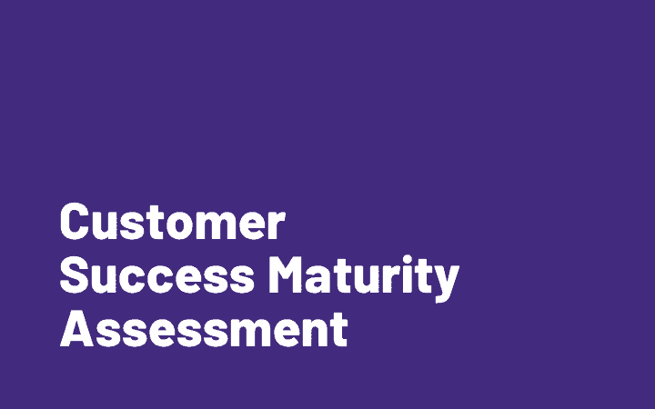 Customer Success Maturity Assessment