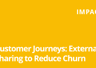 Customer Journeys: External Sharing to Reduce Churn