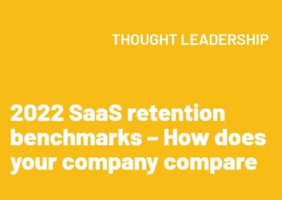2022 SaaS retention benchmarks – How does your company compare