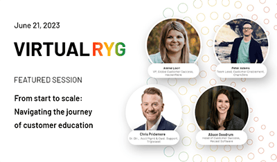 From start to scale: Navigating the journey of customer education