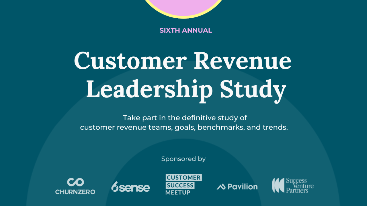 ChurnZero launches survey for the sixth annual Customer Revenue Leadership Study