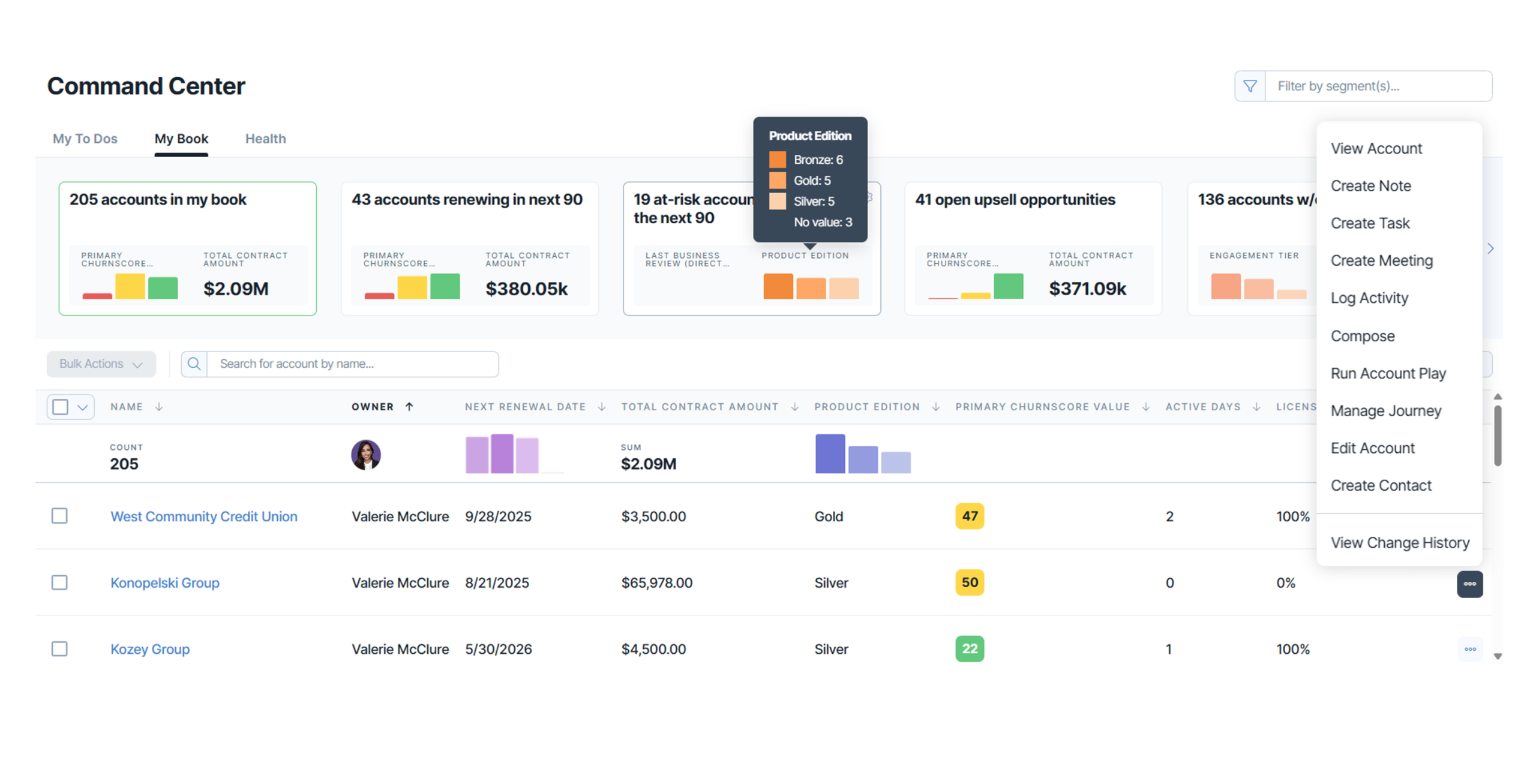 Client Dashboard Software, Centralize Customer Data - ChurnZero