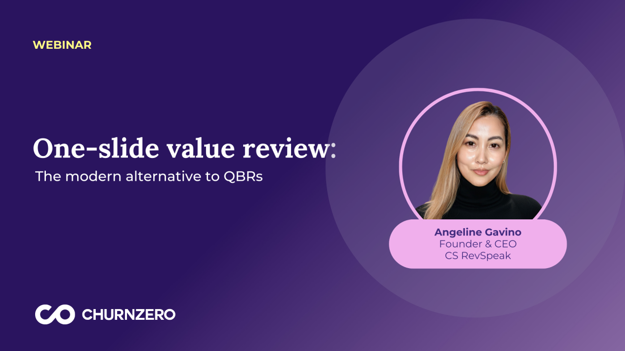 One-slide value review:  The modern alternative to QBRs